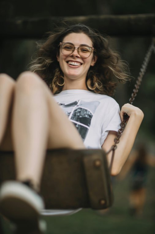 A woman