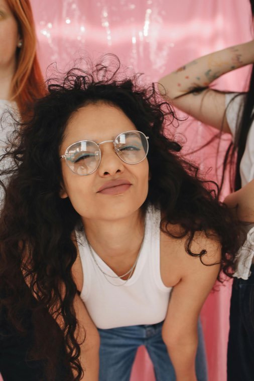 A woman