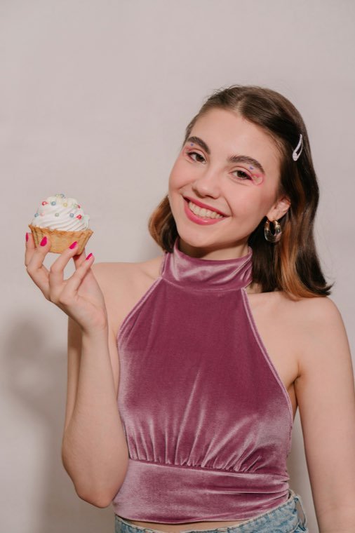 A woman